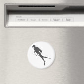 Zwarte zilverduikers magneet (Insitu (Vaatwasser))