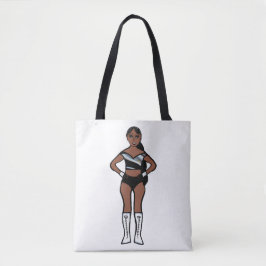 Zwarte Zilveren Danser #1 Tote Bag