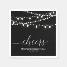 Zwarte & Zilveren Elegante Lichten Volwassenen Ver