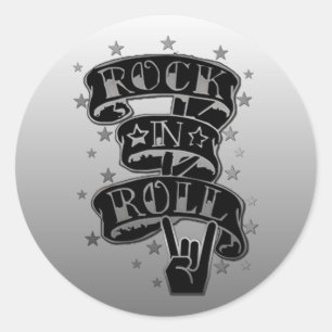 Zwarte & Zilveren Stickers 2 van het Logo van de