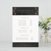 zwarte zilvergouddienst en prijsveer (Staand voorkant)