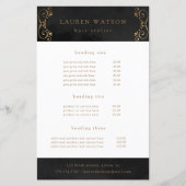 zwarte zilvergouddienst en prijsveer (Voorkant)