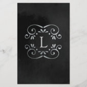 zwarte zilvervis met floure en prijs (Achterkant)