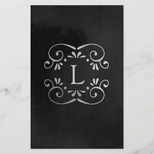 zwarte zilvervis met floure en prijs (Achterkant)