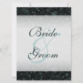 Zwarte zitmaaattabel met blauwe bloemenrand kaart (Voorkant)