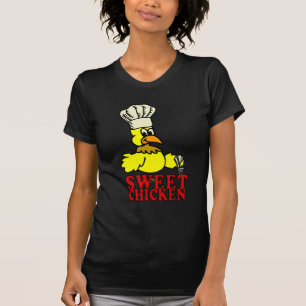 Zwarte zoete kip BBQ T-Shirt