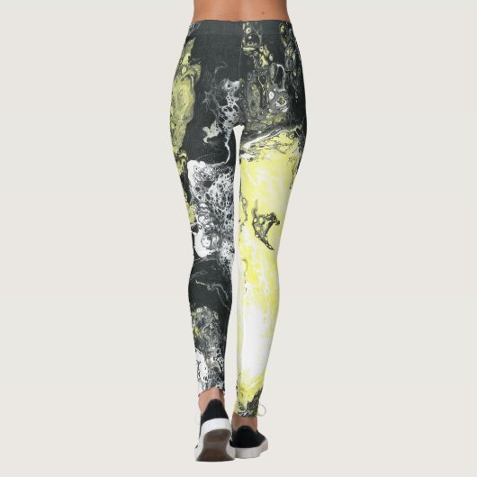 Zwarte zon leggings (Achterkant)