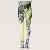 Zwarte zon leggings (Voorkant)