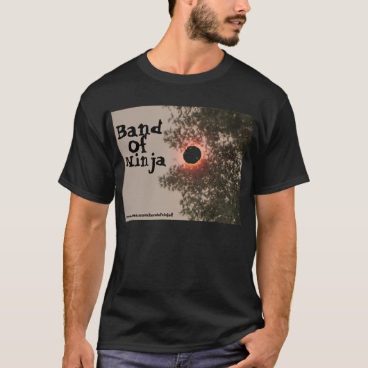 zwarte zon ( lint ) t-shirt (Voorkant)