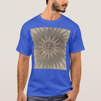 Zwarte zon t-shirt