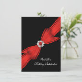 Zwarte zondagsfeest 2 van de Rooddiamant Kaart (Staand voorkant)