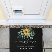 Zwarte zonnebloem eucalyptus greenery de heer mrs deurmat