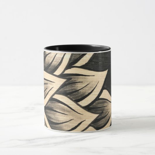 Zwarte zonnebloemokoffie Mok (Midden)