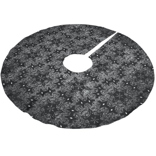 Zwarte zonneboomrok kerstboom rok (Gekanteld)