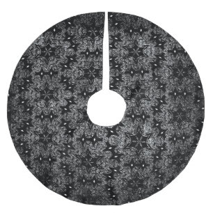 Zwarte zonneboomrok kerstboom rok