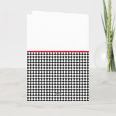 Zwarte Zonnebril Checkerboard Custom Sports Fun Kaart (Achterkant)