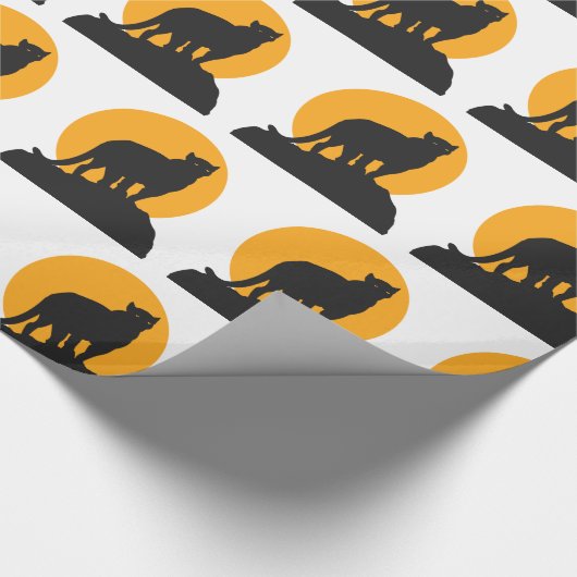 Zwarte zonnepanelen cadeaupapier (Hoek)