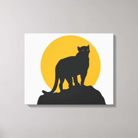 Zwarte zonnepanelen canvas afdruk (Voorkant)