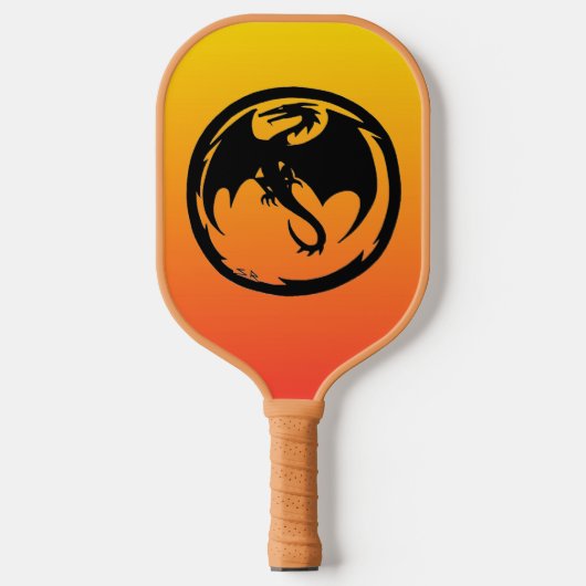 Zwarte zonnepanelen pickleball paddle (Voorkant)