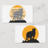 Zwarte zonnepanelen visitekaartje (Voorkant / Achterkant)