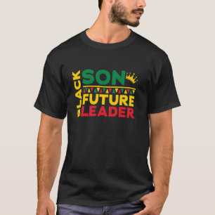 Zwarte Zoon Toekomst Leider Zwarte Geschiedenis Af T-shirt