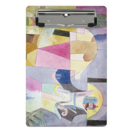 Zwarte zuilen in een landschap 1919 door Paul Klee Mini Klembord