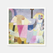 Zwarte zuilen in een landschap 1919 door Paul Klee Servet (Voorkant)