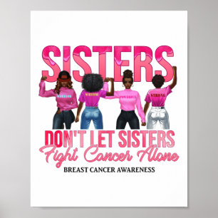 Zwarte zussen laten zusters niet de strijd aanbind poster