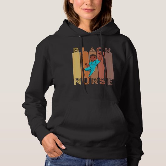 Zwarte zuster Melanin Mannelijke zusters Vrouwen B Hoodie (Voorkant)