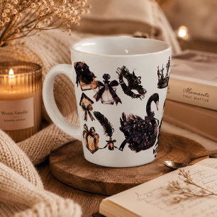 Zwarte Zwaan Esthetische Mok Chic Luxe Koffiemok