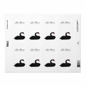 zwarte zwaan etiket (Full Sheet)