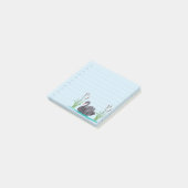 Zwarte zwaan post-it® notes (Schuin)