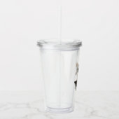 Zwarte Zwaan Quinceañera Acryl Drinkbeker (Rechts)