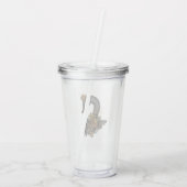 Zwarte Zwaan Quinceañera Acryl Drinkbeker (Achterkant)