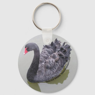 zwarte zwaan sleutelhanger