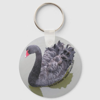 zwarte zwaan sleutelhanger