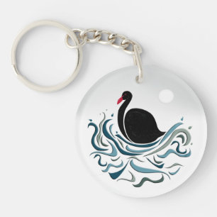 Zwarte Zwaan Sleutelhanger
