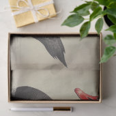 Zwarte Zwaan Waterverf Decoupage Vogelillustratie Tissuepapier (Geschenk)