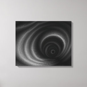 Zwarte zwaartekracht canvas afdruk