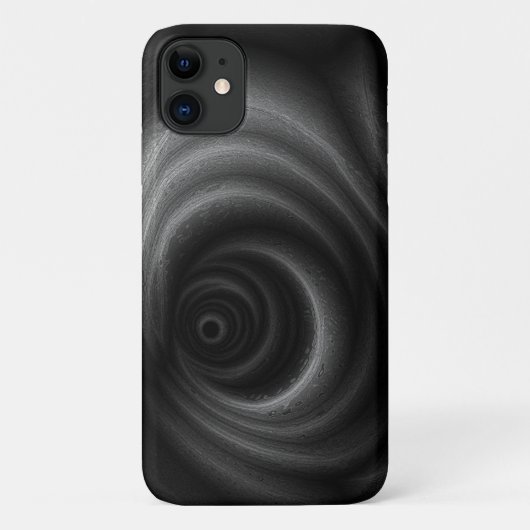 Zwarte zwaartekracht Case-Mate iPhone case (Achterkant)