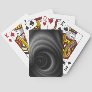 Zwarte zwaartekracht pokerkaarten
