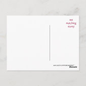 Zwarte zwaluwstaart op Lily Blank Briefkaart (Achterkant)