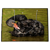 Zwarte Zwan in de Pond Large Cadeautasje (Voorkant)