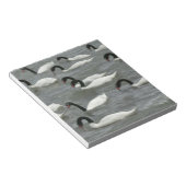 Zwarte zwanen (Cygnus melancoryphus) Notitieblok (Schuin)