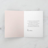 ZWARTE ZWARE FLORALE WATERVERF DANK U BEDANKKAART (Binnen)