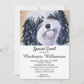 ZWARTE ZWART EN WITTE POPPY WISSEN GEZIEN BIRTHDAY KAART (Voorkant)