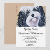 ZWARTE ZWART EN WITTE POPPY WISSEN GEZIEN BIRTHDAY KAART (Voorkant / Achterkant)