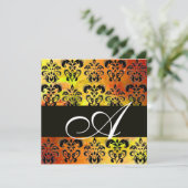 ZWARTE ZWARTE ZWARTE MONOGRAM, wit Kaart (Staand voorkant)