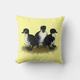 Zwarte Zweedse Eendjes Kussen