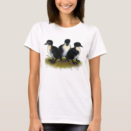 Zwarte Zweedse Eendjes T-shirt (Voorkant)